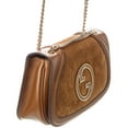 thumbnail image 3 of Gucci Blondie Medium Suede Shoulder Bag, Brown, 3 of 4