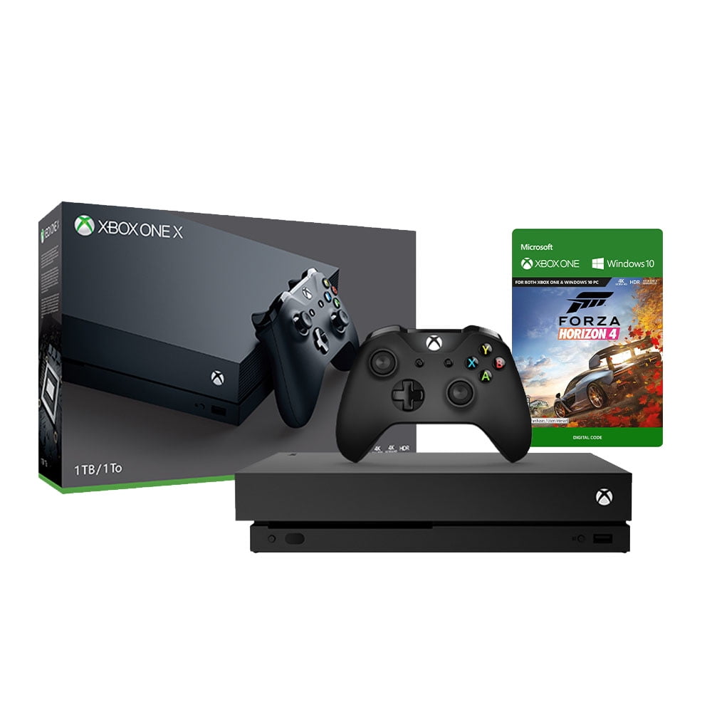Microsoft Xbox One X Refurbished 1TB Black 4K Ultra HD Console ...
