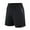 Black, variant on Men's Fashion Solid Color Loose Comfort Motion Straight-Leg Work Shorts - Breathable & Durable
