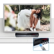 1080P DVD Player for TV, Digital A/V Wired Output, USB Input, Home Disc Player with Remote