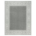 thumbnail image 2 of Gertmenian Paseo Tedo Transitional Damask Dk Gray/White Outdoor Area Rug, 8x10, 2 of 7