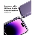 thumbnail image 4 of La funda para iPhone 14 Pro es transparente, [protección de grado militar] [sin amarilleamiento] Funda a prueba de golpes para Apple iPhone 14 Pro 2022, 4 of 5