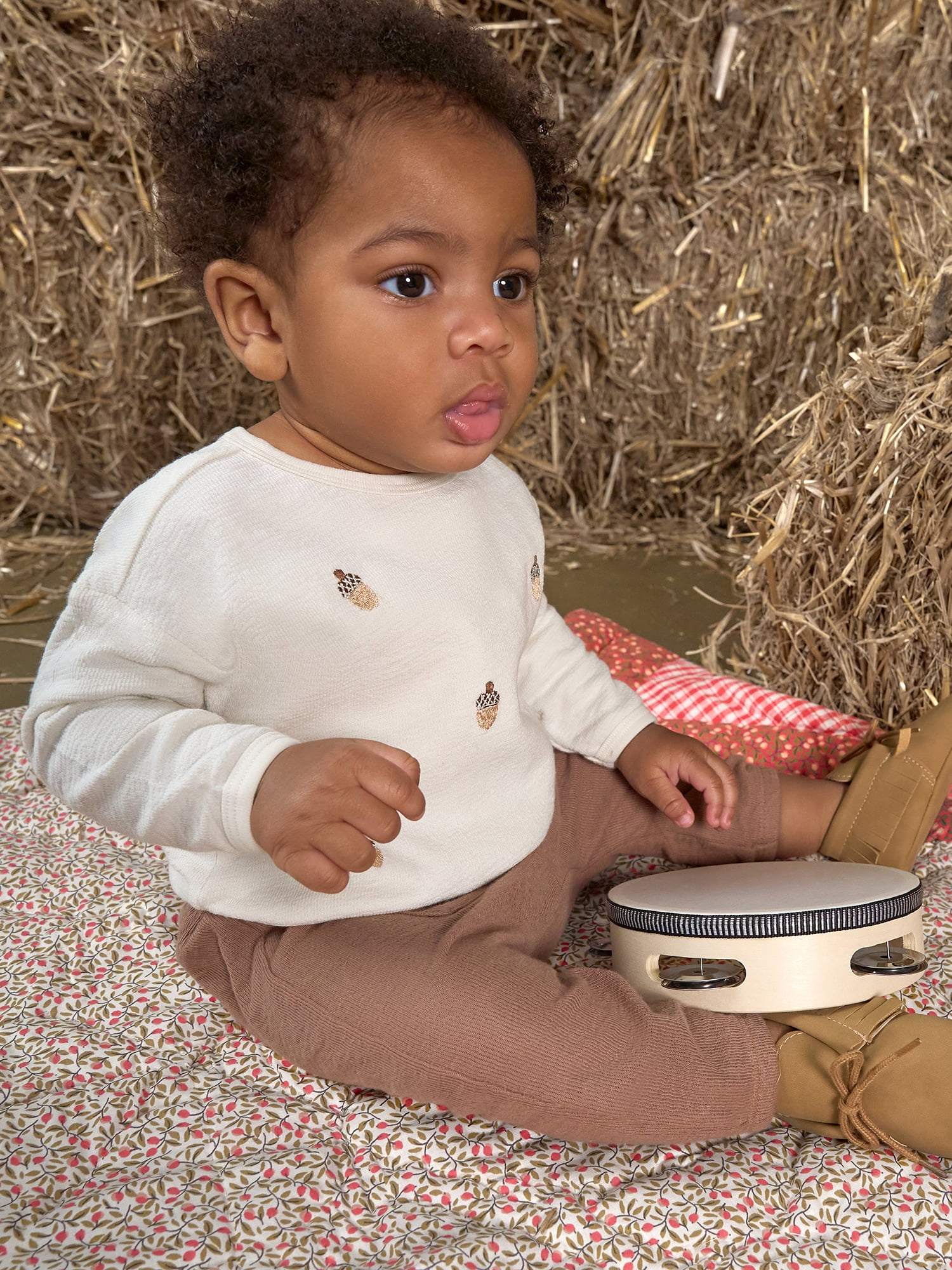 Modern Moments by Gerber Gender Neutral 2-Piece Outfit Sets, Sizes 0/3 Months - 24 Months