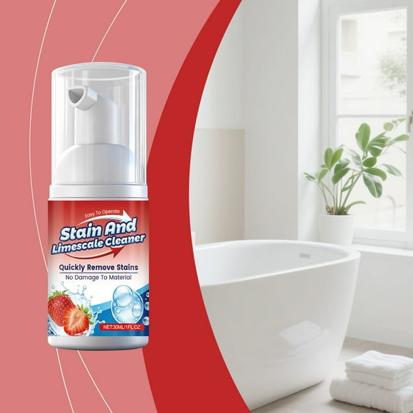 Bolígrafo portátil para remover manchas para ropa, tapicería y alfombras - spray suave de 30 ml para café, vino y manchas de mascotas con aroma fresco - Tejido de viaje y limpiador multisuperficie