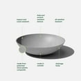 thumbnail image 3 of Veradek Mason Series Lane Bowl 24" Plastic-Stone Planter 2-Pack Gray, 3 of 11