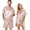 Champagne, variant on Couple Matching Pajamas Sets Silk Short Sleeve Button Down Sleepwear Satin Pjs Shorts Set Soft Lounge Set