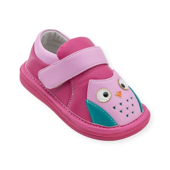 Wee Squeak Owl Pink Shoe Size: 3, Color: Pink
