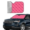 thumbnail image 3 of Kdxio Leopard Print Print Front Windshield Sun Shade,Folding Auto Sunshade for Car Truck SUV-Medium, 3 of 7