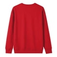 thumbnail image 4 of Boys Sweatshirt Crewneck Pullover Long Sleeve Solid Fleece Tops Fall Clothes, 4 of 5