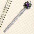 thumbnail image 3 of Grapes Elegant Vintage Silver Lace-Edged Bookmark - Gift for Readers and Book Lovers - Book Accessories, 3 of 5