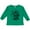Kelly Green, variant on Inktastic Little Surf Girl with Surfboard Girls Long Sleeve Toddler T-Shirt