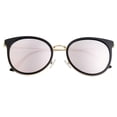 thumbnail image 1 of Gafas de sol Bertha BRSBR040RG con forma de ojo de gato, montura metálica, polarizadas, 1 of 3