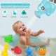 thumbnail image 2 of Bath Toys for Toddlers 1 2 3 Years Old -Toddler Elephant Watering Can Set for Bathtub Toy Water Can with 5 Pieces Soft Animals Models (Elephant Water, 2 of 4