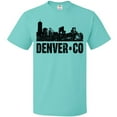 thumbnail image 3 of Inktastic Denver Colorado Skyline Grunge T-Shirt, 3 of 5