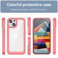 thumbnail image 2 of Allytech for iPhone 15 Plus Case, Clear Back Cover Hard Shell Rugged Hybrid Shockproof Cell Phone Case for Apple iPhone 15 Plus, Red, 2 of 8