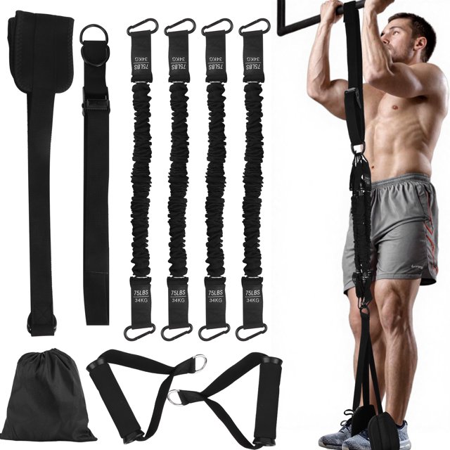 Bandas ayuda pull-Up con 4 resistencia para principiantes