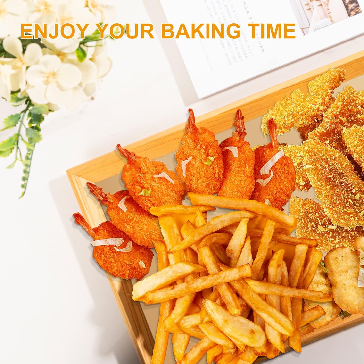 200 Pcs Parchment Paper Sheets 9 x 13 Inches, Precut Parchment Paper for Baking, Air Fryer Disposable Paper Liner, Non-Stick Cooking Papers for Grilling, Frying, Steaming