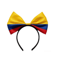 thumbnail image 1 of Diadema con Moño Colombia 2026 / Accesorio para el Cabello de Fanático Del Fútbol Tricolor, 1 of 1