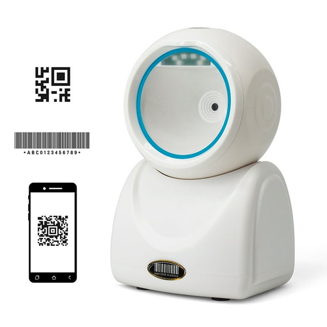 Yeacher X3-800 2D Barcode Scanner USB Wired Omni-Induction Trigger Retail