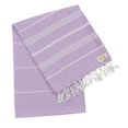 thumbnail image 4 of Bersuse Towels Anatolia Xl Manta De Playa Manta Toalla Turca 100% Algodón Extra Grande Toalla Peshtemal Premium Ligera De Secado Rápido - 61X82 Pulgadas Lila, 4 of 5