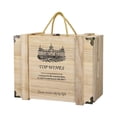 thumbnail image 3 of Caja de regalo de vino Almacenamiento de madera Seis cajas de regalo de vino embotellado hechas a mano con asa y tapa con bisagras Caja de transporte perfecl  Caja de vino, 3 of 8
