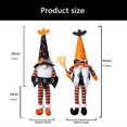 thumbnail image 3 of Long Legged Striped Gnomes Doll Halloween Decoration Swedish Dwarf Elf Plush Figurine For Table Shelf Garden Decors Gift Multicolor, 3 of 4