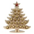 thumbnail image 2 of Árbol de Navidad Calendario de Adviento de madera Soporte para chocolate Cuenta regresiva, 2 of 5