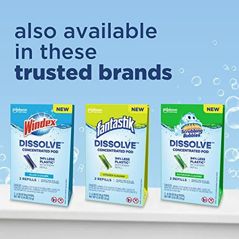 Windex Dissolve Spray Multi-Surface Cleaning Refill Pod Starter