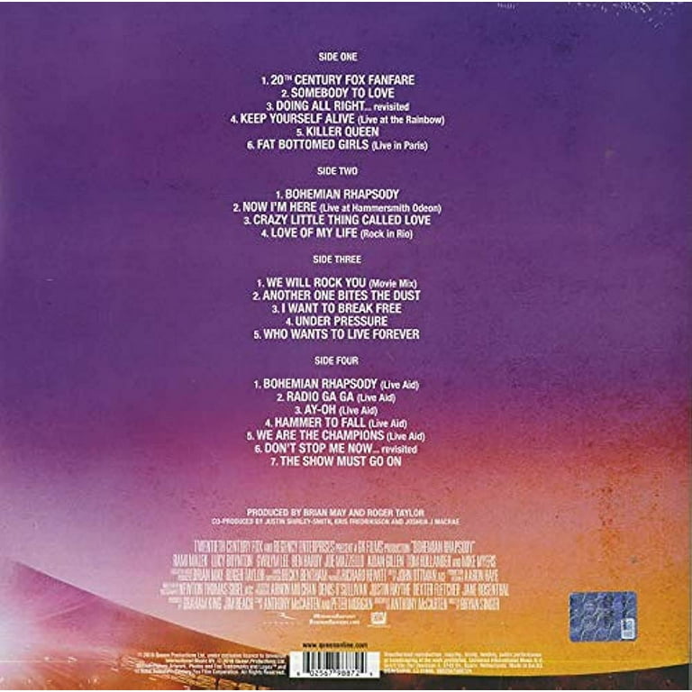 Queen: Bohemian Rhapsody soundtrack : Queen: : CD et Vinyles}