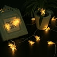 thumbnail image 5 of Hilitand Indoor/Outdoor 16.4FT LED Warm White Twinkle Star String Lights, 5 of 6