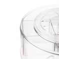 thumbnail image 4 of Mainstays High Wall 12-inch Clear Lazy Susan Turntable Organizer, 4 of 9