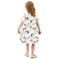 thumbnail image 6 of joogoo Hedgehog Autumn Leave Girls' Short Sleeve Dress Kids Dresses 7-8T, 6 of 8