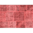 thumbnail image 1 of Ahgly Company Indoor Rectangle Patchwork Red Transitional Area Rugs, 2' x 3', 1 of 4