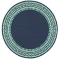 thumbnail image 1 of Oriental Weavers Méridien 7'10" Rond Machine Tissé Tapis en Marine, 1 of 1
