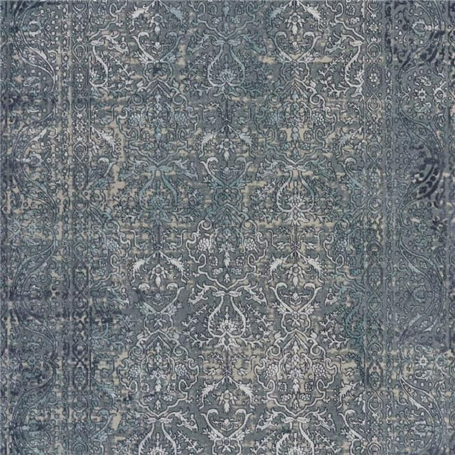 LR Resources IMAGI81511NIB2277 Daytime Dusk Rectangle Area Rug Niagra Blue - 2 ft. 2 in. x 7 ft. 7 in.