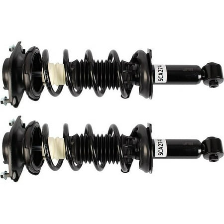 rear shock absorber and coil spring assembly set 2 piece - compatible with 2015 - 2016 subaru legacy