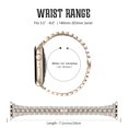 thumbnail image 5 of For Apple Watch Series 3/2/1 42mm Rhinestone Decor Watchband Strap + PC Protective Watch Case, 5 of 5