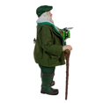 thumbnail image 2 of Kurt Adler 10.5-Inch Fabriché Musical Irish Santa With Wreath, 2 of 4
