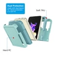 thumbnail image 3 of TaxFox For Samsung Galaxy Z Flip 4 5G Case,Duty Drop Protection Full Body Rugged Military Protective Tough Durable Phone Cover-Green, 3 of 7