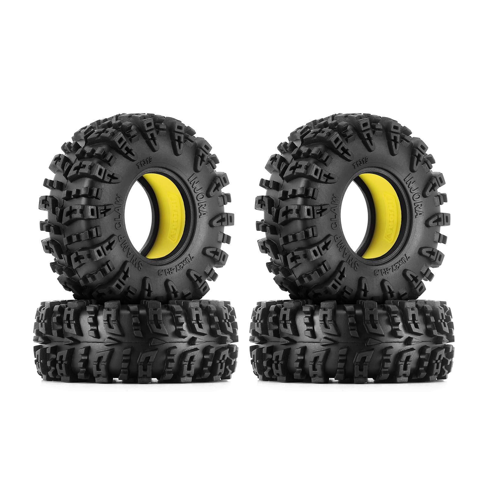 Juego De 4 Neumáticos Micro Oruga Powerhobby Swamp24 1.0 Para