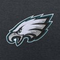 thumbnail image 2 of Men's Antigua Charcoal Philadelphia Eagles Victory Chenille Pullover Hoodie, 2 of 2