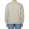 thumbnail image 3 of Hanes Ultimate Cotton Crewneck Sweatshirt, Men's Fleece High-Stitch Sweater, Sand, 2XL, 3 of 5