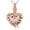 A Rose Gold-Purple, variant on Butterfly Heart Urn Necklaces Cremation Jewelry for Ashes for Women Men Memorial Human Ashes Pendant