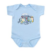 CafePress - Easter Bunny Eggspress Infant Bodysuit - Baby Light Bodysuit, Size Newborn - 24 Months