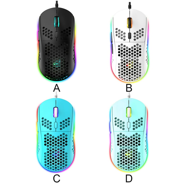 Lightweight RGB Gaming Mouse Ergonomics Honeycomb Design Macro Programming,  Dexterity Can Play and Office Mice - AliExpress