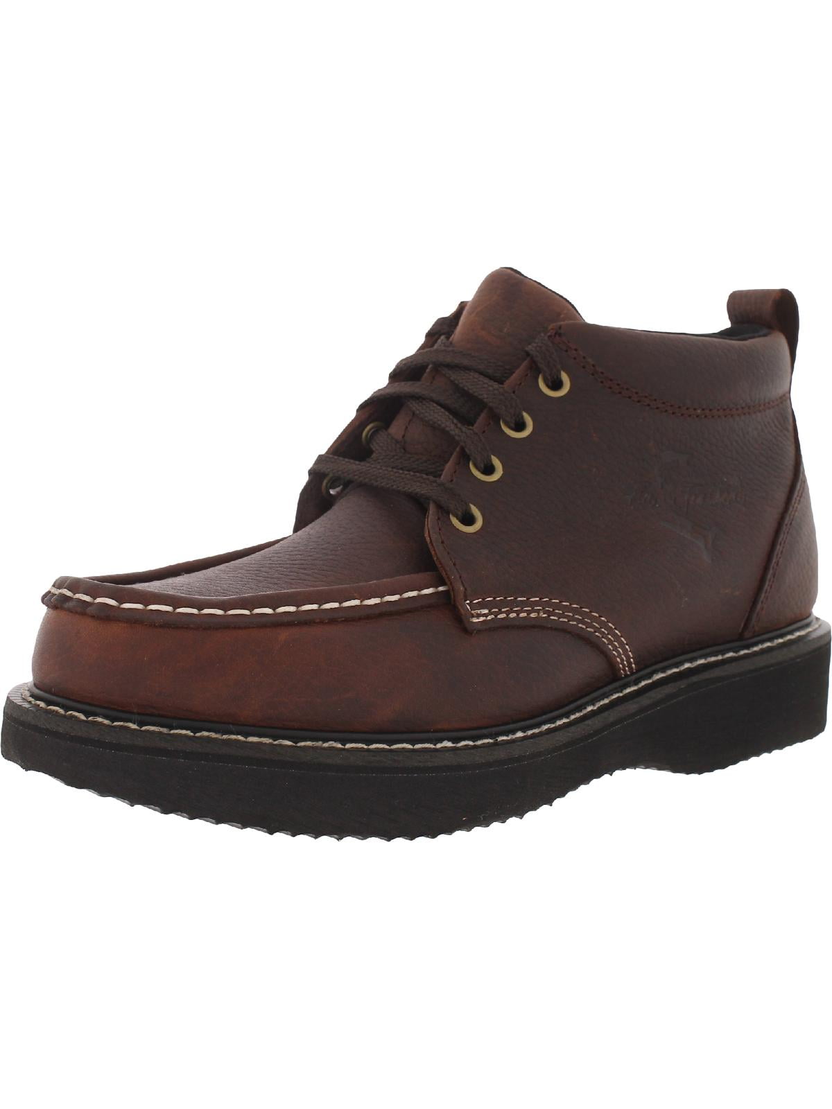 Fin & Feather Mens Chukka Leather Ankle Hiking Boots - Walmart.com