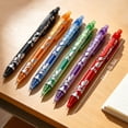 thumbnail image 3 of Solivara Colored 0.5mm Retractable Erasable Gel Pens Set Of 6 Smooth Writing No Smear For Note Taking,Purple,5.91 in, 3 of 9