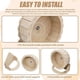 thumbnail image 3 of Hamster Wooden Wheel: 23 cm Balance Bike Toy for Dwarf Hamsters, Gerbils, Mice, 3 of 5