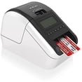 thumbnail image 3 of Impresora de etiquetas profesional Brother QL-820NWB con conectividad WiFi, Ethernet y Bluetooth: ultraflexible, 110 etiquetas por minuto, 300 x 600 ppp, corte automático, incluye un rollo de 400 etiq, 3 of 5