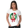 thumbnail image 4 of Santa Betty Boop Christmas Wreath Women's Plus Size Shirt Brisco Brands 2X, 4 of 5